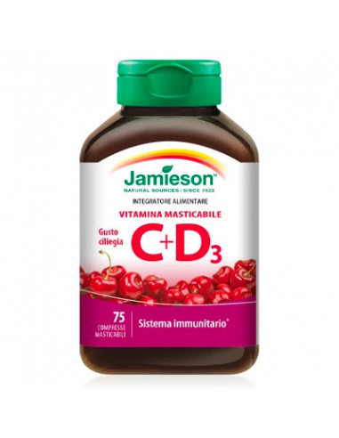 Vitamina Masticabile C+D 75 cpr