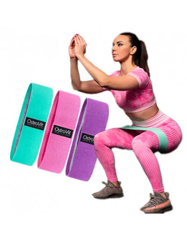 Training Bands Bande per Squat 3 pcs set