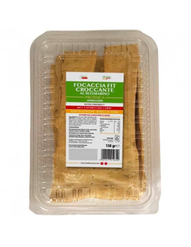 Focaccia Croccante Fit Proteica 150g Rosmarino