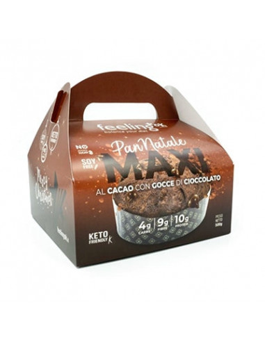 PanNatale al cacao con gocce Maxi 500g