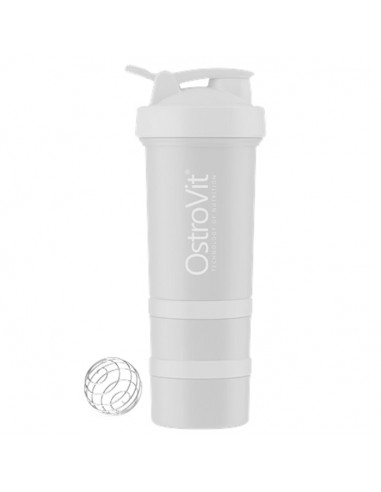 Premium Shaker 450 ml with 2 pill boxes and mixing ball