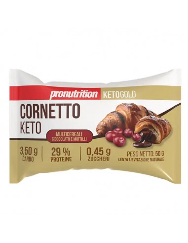 Cornetto Keto Multicereali Cioccolato e Mirtilli 50 g