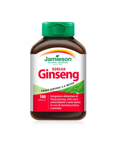 KOREAN GINSENG 100 COMPRESSE