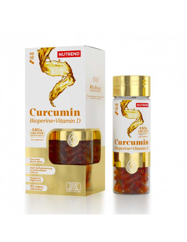 CURCUMIN + BIOPERINE + VITAMIN D 60 caps