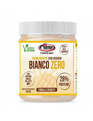 Crema proteica zero 350 g Cioccolato Bianco