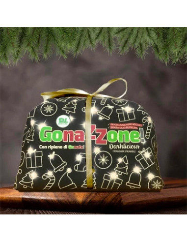 Gonazzone - Panettone con ripieno di Gonuts Dark 630 g