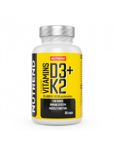 Vitamin D3 + K2 90 cps