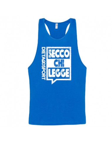 Canotta Tank Secco Chi Legge Unisex